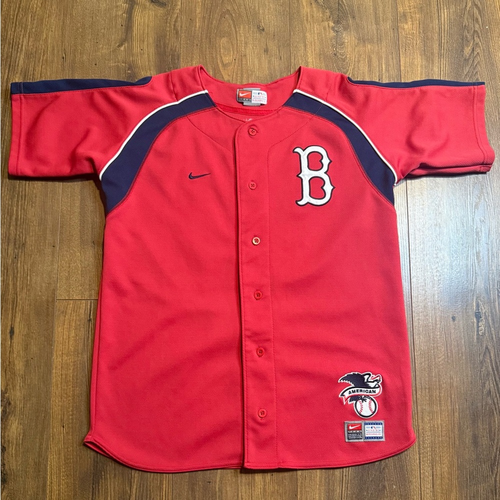 Nike Kids' Red Boston Baseball Jersey
